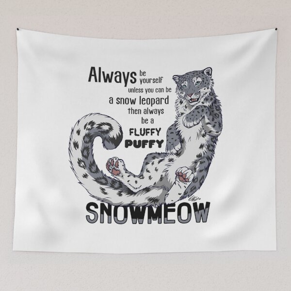 Item preview, Always be snow leopard (black test)  designed and sold by keralaleguic.