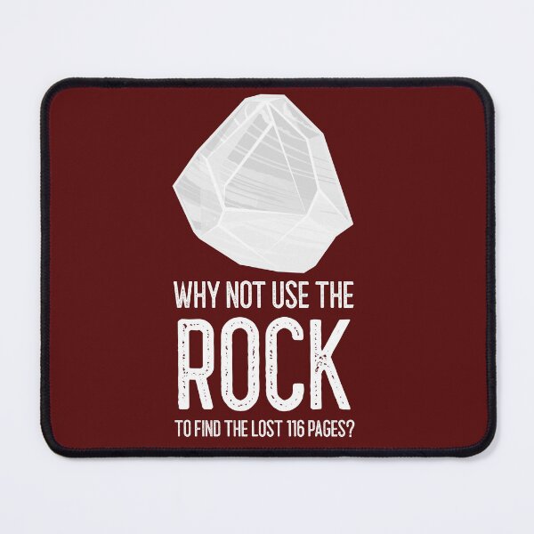 Item preview, Why Not Use The Rock To Find The Lost 116 Pages? designed and sold by Exmo Merch.