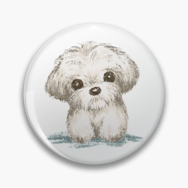 Item preview, Portrait of Maltese designed and sold by Toru Sanogawa.