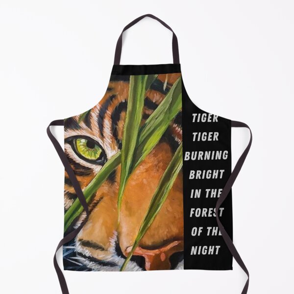 Item preview, Tiger tiger burning bright in the forest of the night | Animal design designed and sold by Arteartz.