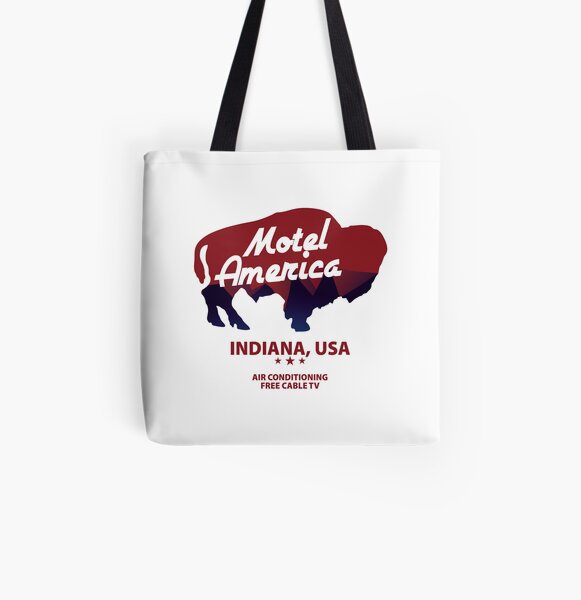 Motel America logo (American Gods TV series) All Over Print Tote Bag