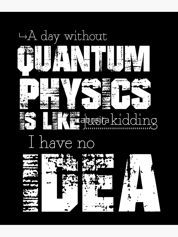 Disover Quantum physics Premium Matte Vertical Poster