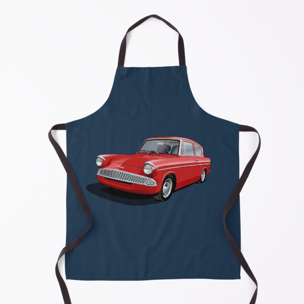 Item preview, Ford Anglia in red designed and sold by candc-retro.