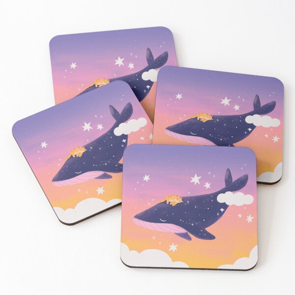 Item preview, Dream Whale and Cat designed and sold by 0horizon.