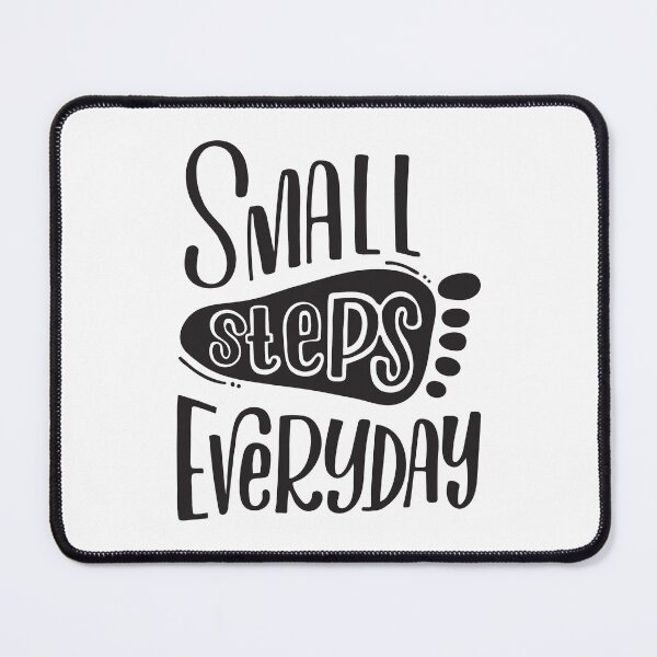 Item preview, Small Steps Everyday Take Action Motivational Quote designed and sold by gunjancreates.