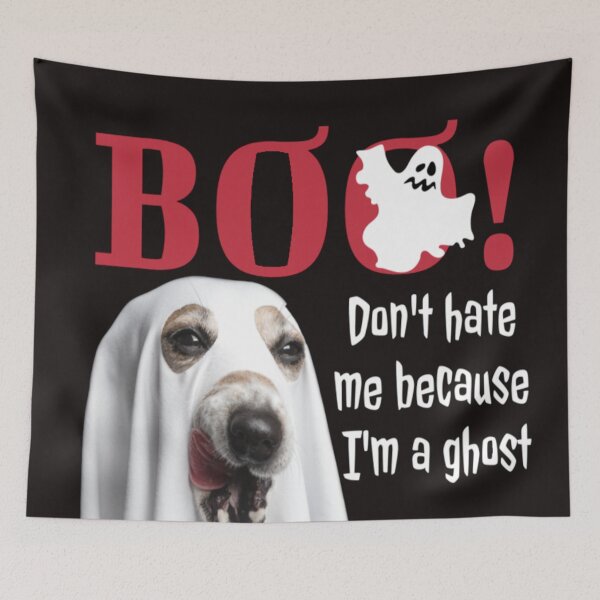 Item preview, Halloween funny ghost dog designed and sold by california87.