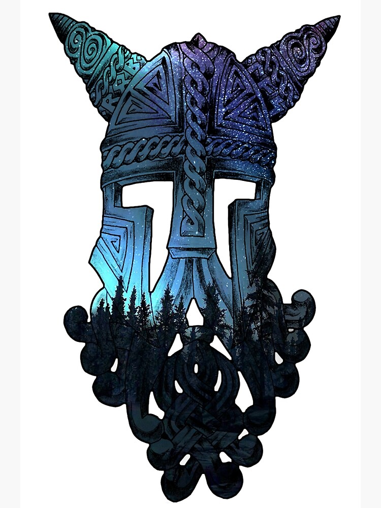 "Viking Warrior " Poster by Snuggly Redbubble