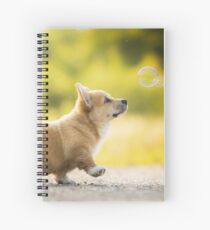 Corgi Puppy Spiral Notebook
