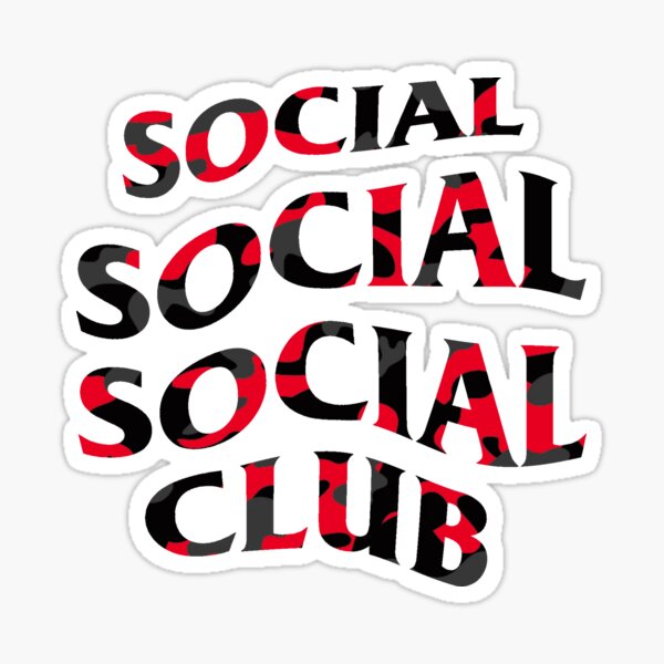 SOCIAL SOCIAL SOCIAL CLUB - Red Camo