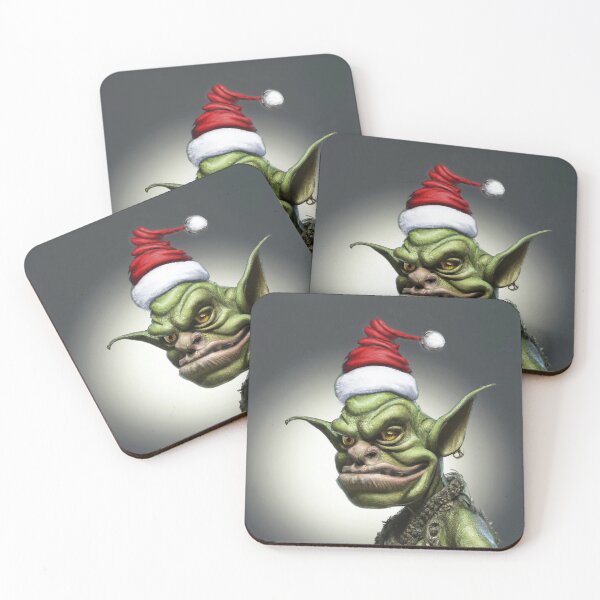 Item preview, Grinch Headshot with a Santa Hat designed and sold by Jasson.