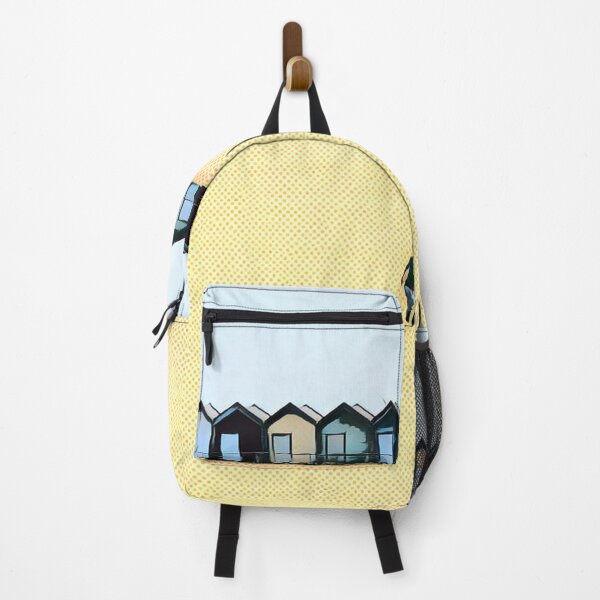 Item preview, Boy at the Seaside Running near the Beach Huts designed and sold by TastyTonic.