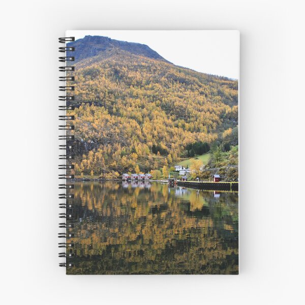 Item preview, Autumn Trees Flam Aurlandsfjord Norway designed and sold by AndyEvansPhotos.