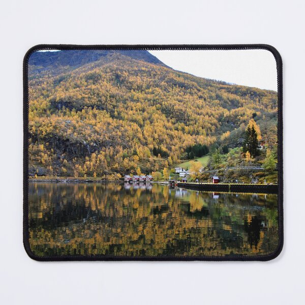 Item preview, Autumn Trees Flam Aurlandsfjord Norway designed and sold by AndyEvansPhotos.