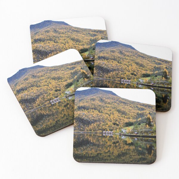 Item preview, Autumn Trees Flam Aurlandsfjord Norway designed and sold by AndyEvansPhotos.
