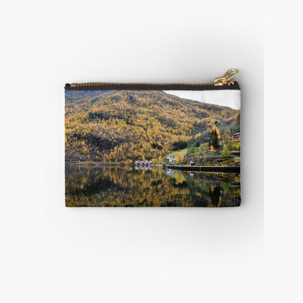 Item preview, Autumn Trees Flam Aurlandsfjord Norway designed and sold by AndyEvansPhotos.
