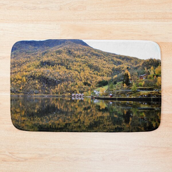 Item preview, Autumn Trees Flam Aurlandsfjord Norway designed and sold by AndyEvansPhotos.