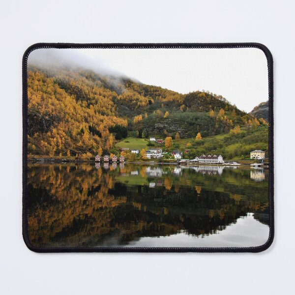 Item preview, Autumn Trees Flam Aurlandsfjord Norway designed and sold by AndyEvansPhotos.