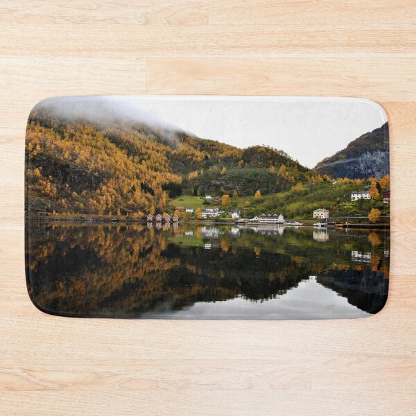 Item preview, Autumn Trees Flam Aurlandsfjord Norway designed and sold by AndyEvansPhotos.