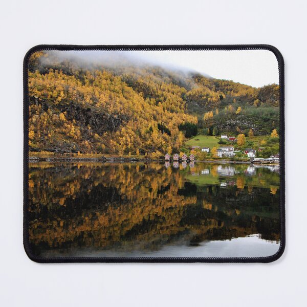 Item preview, Autumn Trees Flam Aurlandsfjord Norway designed and sold by AndyEvansPhotos.