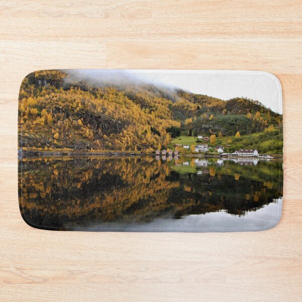 Item preview, Autumn Trees Flam Aurlandsfjord Norway designed and sold by AndyEvansPhotos.