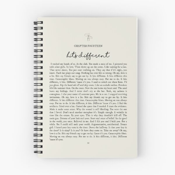 Item preview, Hits Different Lyrics designed and sold by queseraseraa.