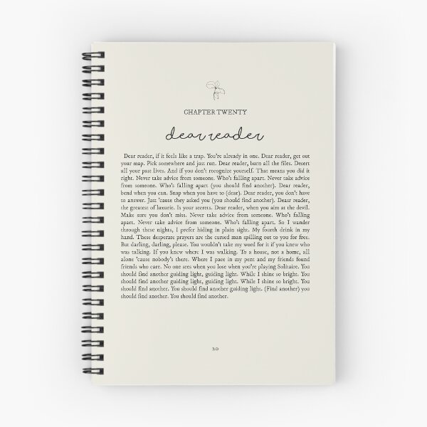 Item preview, Dear Reader Lyrics designed and sold by queseraseraa.