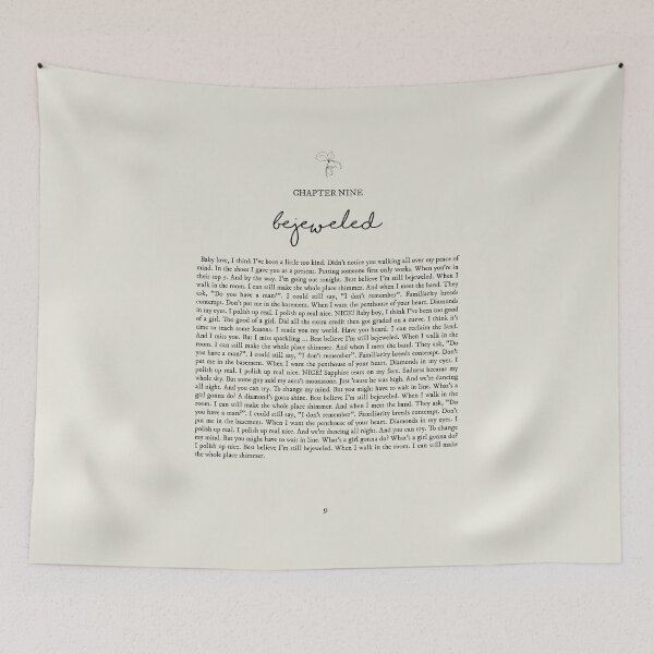 Item preview, Letra de Bejeweled designed and sold by queseraseraa.