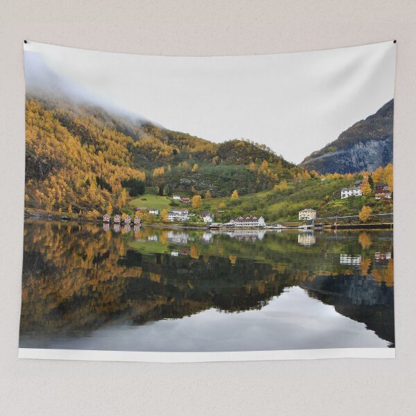 Item preview, Copy of Autumn Trees Flam Aurlandsfjord Norway designed and sold by AndyEvansPhotos.