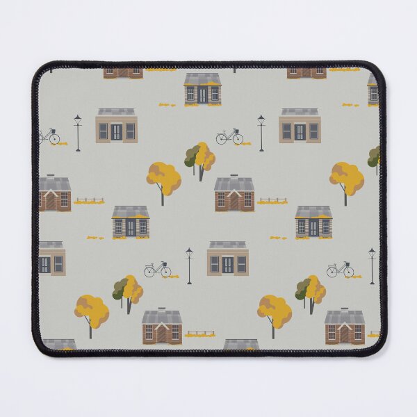 Item preview, Cute Historic Town in Autumn Pattern designed and sold by GoodYarns.