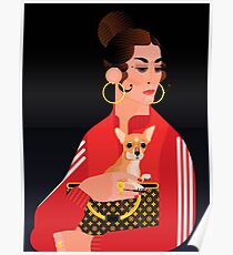Lady with an Ermine Poster