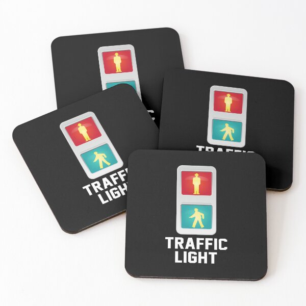 Item preview, TRAFFIC LIGHT-信号機- 白ロゴ designed and sold by DRIPPED-STORE.