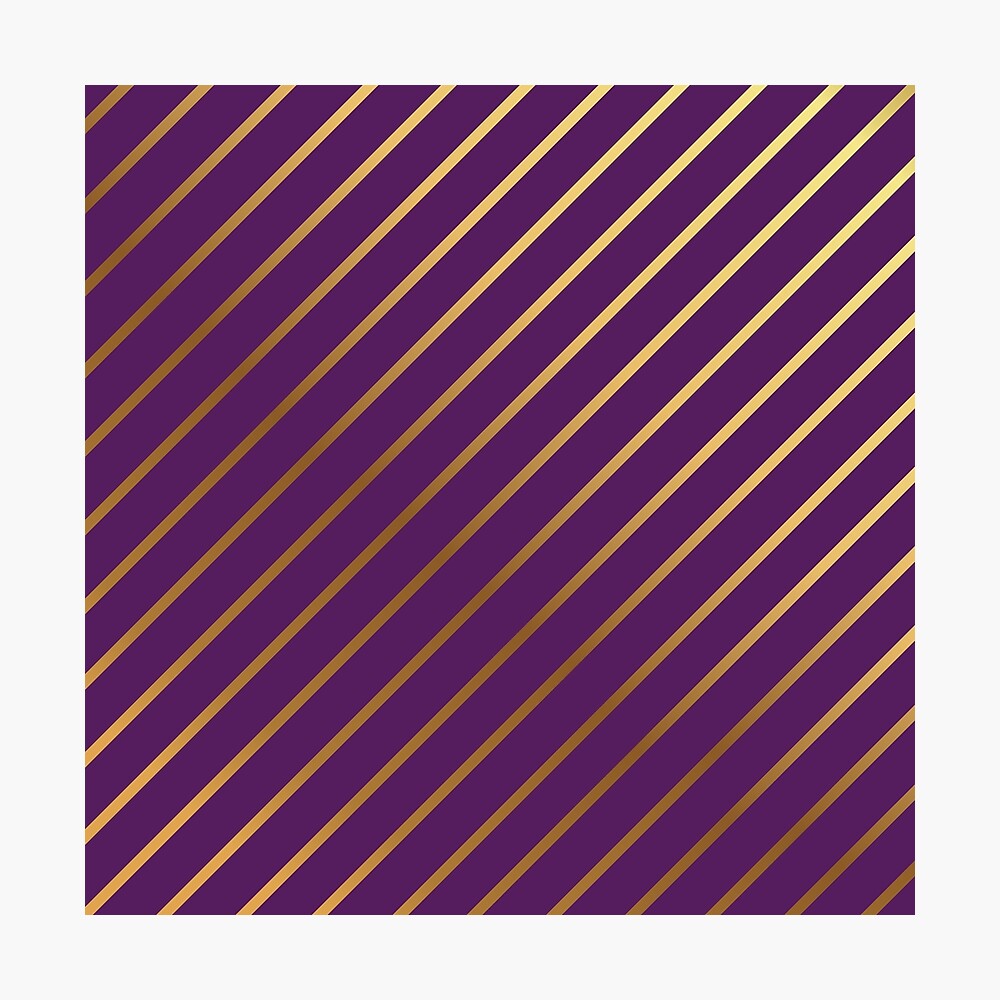 Gold Diagonal Lines Royal Purple Background