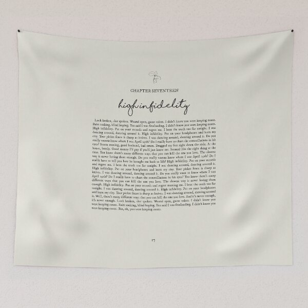 Item preview, High Infidelity Lyrics designed and sold by queseraseraa.