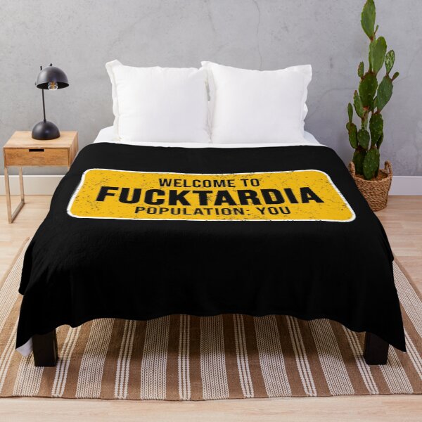 Item preview, Welcome To Fucktardia Funny Sarcastic Sassy and Rude Humor designed and sold by JackCurtis1991.