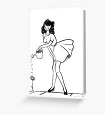 Gardening Girl Greeting Card