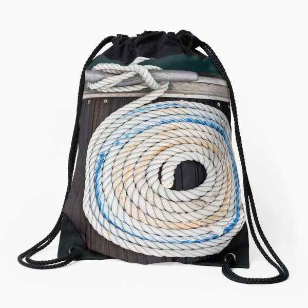 Nautical mooring rope Drawstring Bag
