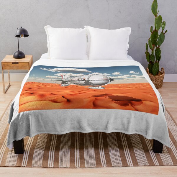 Item preview, Fantasy airship over a sandy desert designed and sold by MIRO3D.