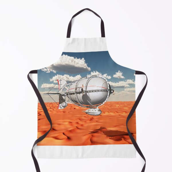Item preview, Fantasy airship over a sandy desert designed and sold by MIRO3D.