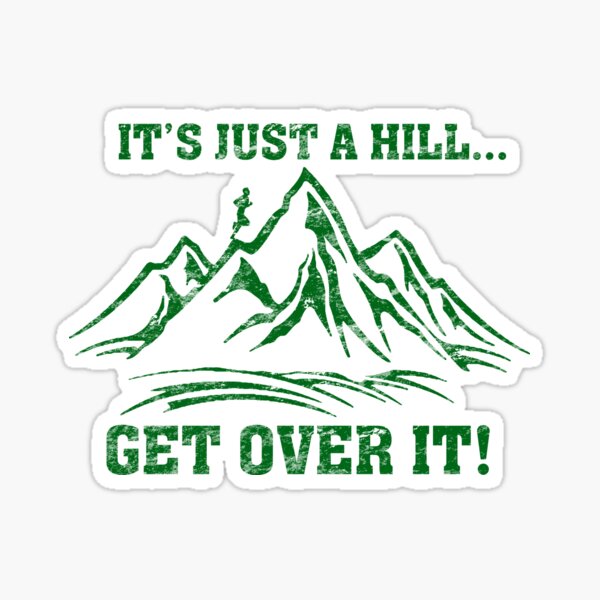 Item preview, Cross Country Trail Runner Just a Hill designed and sold by TeeCreations.