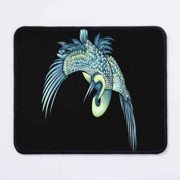 Item preview, Flying Crane Bird Graphic designed and sold by Paula Helit.