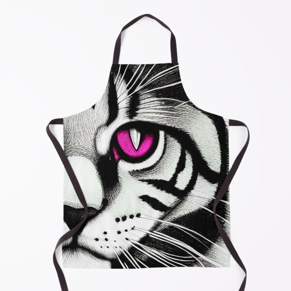 Item preview, Cat With Pink Eyes designed and sold by PinkKittenArts.
