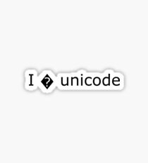 I � unicode Sticker