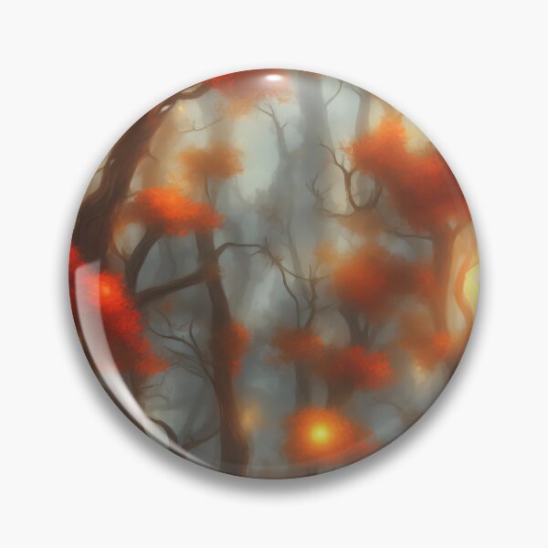 Item preview, Surreal Autumn Forest designed and sold by FromAIwithLove.