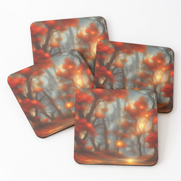 Item preview, Surreal Autumn Forest designed and sold by FromAIwithLove.