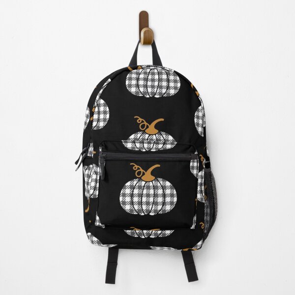 Item preview, Black-White Classic Buffalo-Plaid Thanksgiving Pumpkin Cute designed and sold by Med ing.