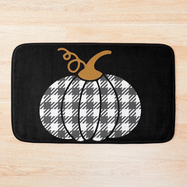 Item preview, Black-White Classic Buffalo-Plaid Thanksgiving Pumpkin Cute designed and sold by Med ing.