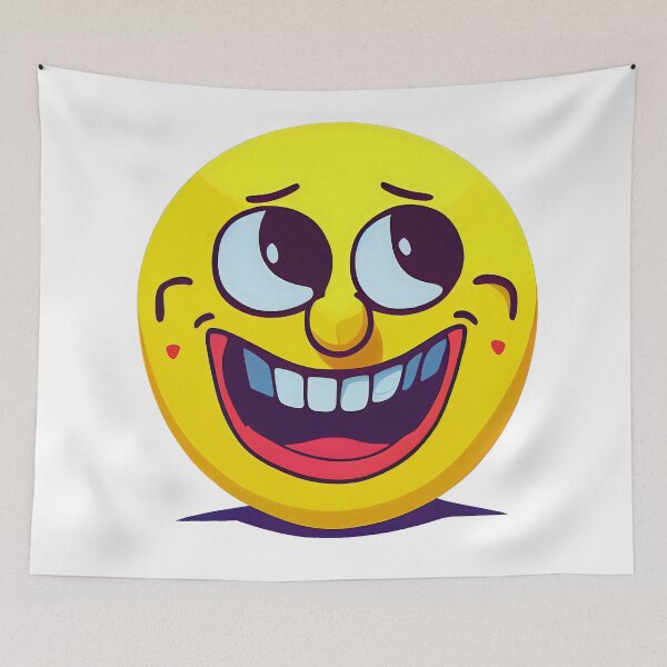 Item preview, Troll Laughing Emoji Crazy Funny Comical designed and sold by CGSGraphics.