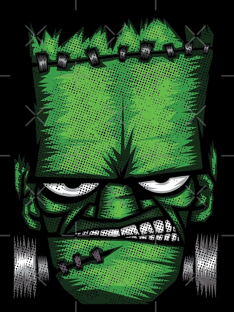 Thumbnail 3 of 3, Scarf,  Doctor Frankensteins Monster [Roufxis-Rb] designed and sold by RoufXis.