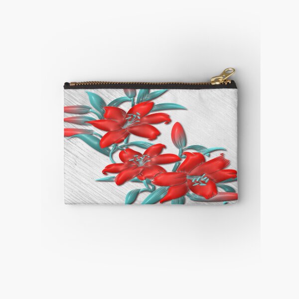 Item preview, Red Lily Flower Graphic Design designed and sold by Paula Helit.
