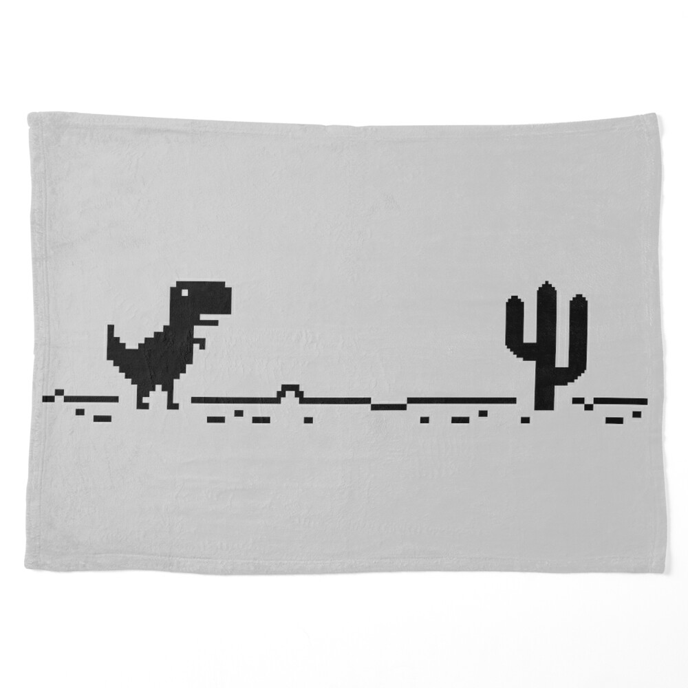 T-rex dinosaur game no internet connection Chrome Laptop Skin by LeyoShop